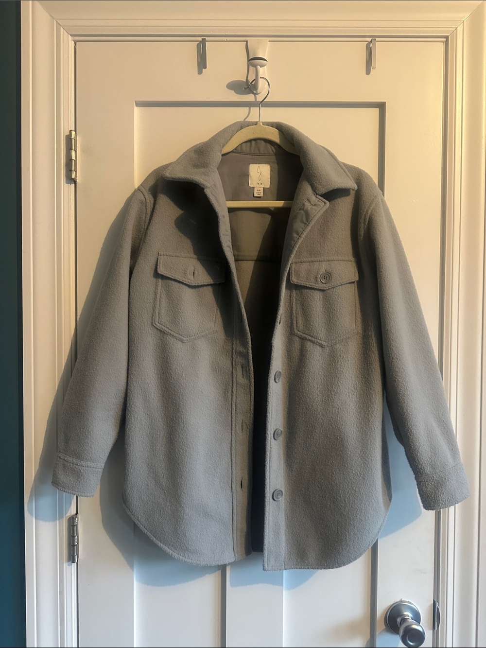 Joie Periwinkle Fleece Shacket